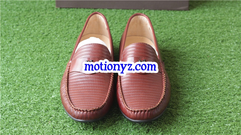 Men Brand Leather Shoes Brown